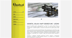 Desktop Screenshot of geobud-leszno.pl