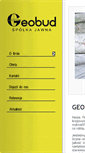 Mobile Screenshot of geobud-leszno.pl