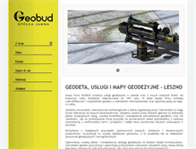 Tablet Screenshot of geobud-leszno.pl